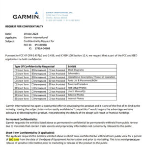 garmin request
