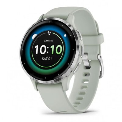 Garmin Venu 3S Silver/SageGrey Silicone Band