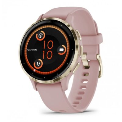 Garmin Venu 3S SoftGold/DustRose Silicone Band